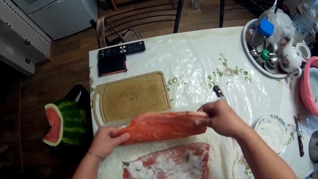 Как засолить филе форели. Засолка филе форели. смотреть онлайн