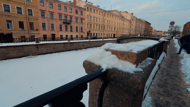 Зимний Питер. Panasonic GH6 + Zhiyun Crane M3. 4K смотреть онлайн