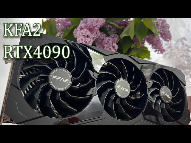Видеокарта KFA2 RTX4090 Vs 4070ti MSI распаковка и тесты