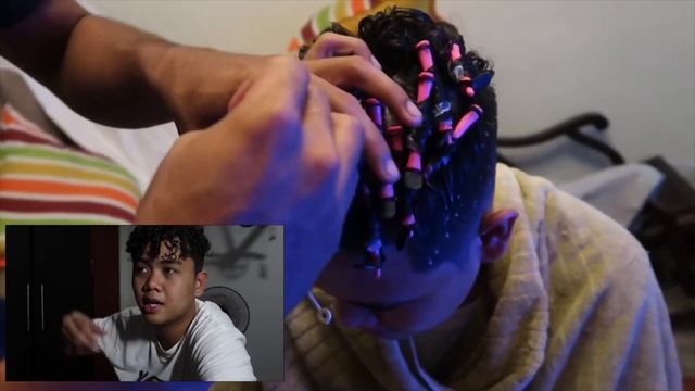 re-PERM my curly hair! // johnyyred смотреть онлайн