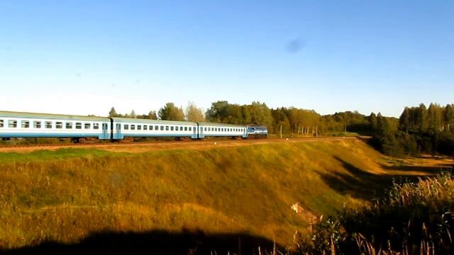 Дизель-поезд ДРБ1М-06 сообщением Могилёв - Орша.