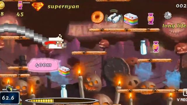 Прохождение игры Nyan cat смотреть онлайн