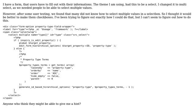 Wordpress: Populate checkboxes from array смотреть онлайн