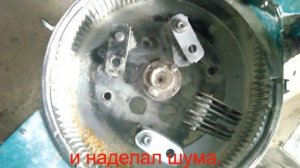 Зернодробилка ДМБ, ремонт с заменой молотков.