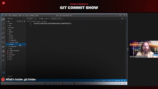 What's inside the .git folder | Masterclass by Rob Richardson | Git Commit Show - S3Ep3 смотреть онлайн