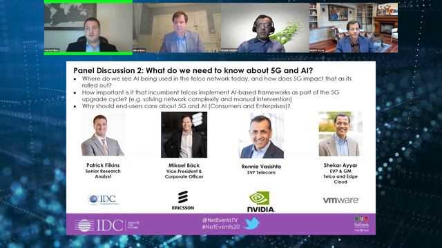 NetEvents inter@ctive - Why 5G matters in a world of IoT, VR, AR, AI and Edge – Full webcast смотреть онлайн