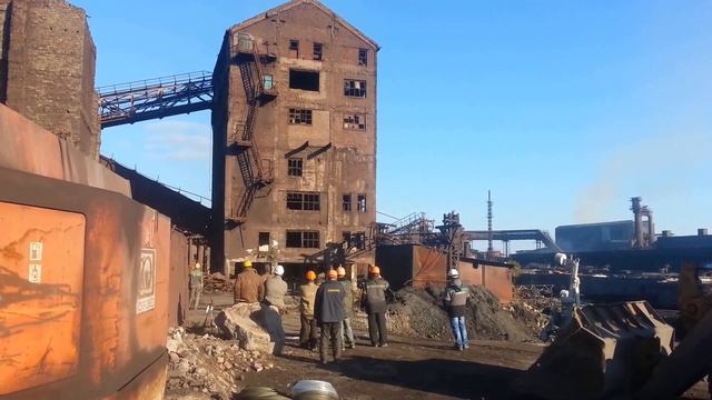 Демонтаж. Цех Сульфоуголь. ЕКХП. Енакиево смотреть онлайн