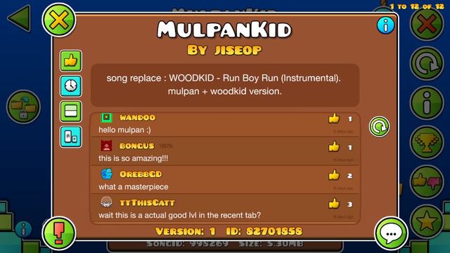 MULKID? | "Mulpan Challenge #21" | Geometry dash 2.11 смотреть онлайн