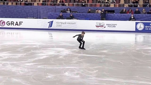 Лев Лазарев, ПП. Первенство России по фигурному катанию среди юниоров 2023. Пермь 16.02.2023 смотреть онлайн