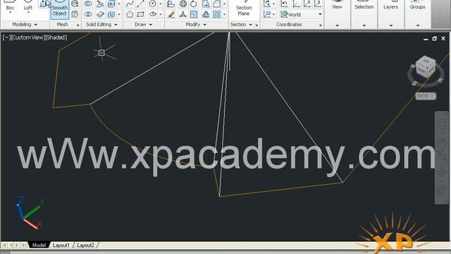 134 3D first floor in AutoCAD 2013 смотреть онлайн