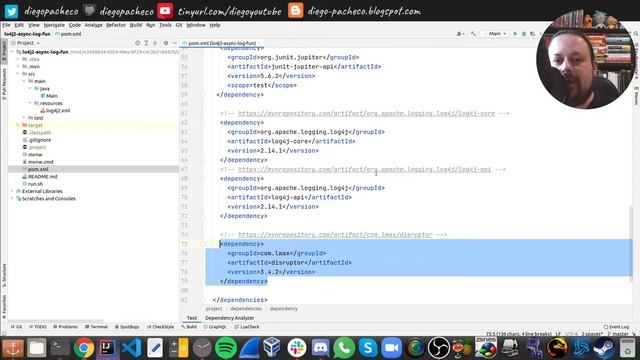 Log4j2 Java - Async logging bench смотреть онлайн