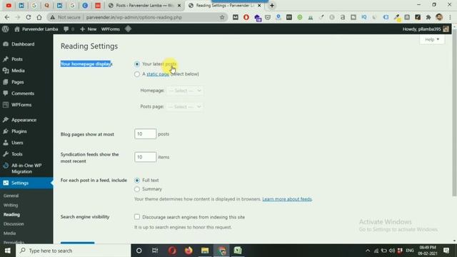 WordPress Dashboard Tutorial & Basic WordPress Settings [2023] смотреть онлайн