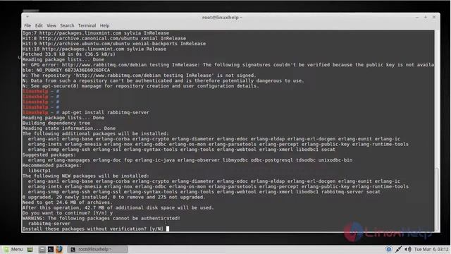 How to install RabbitMQ on Linux Mint 18.3 смотреть онлайн
