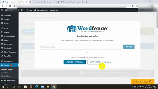 Scan WordPress Website by using Wordfence Plugin смотреть онлайн