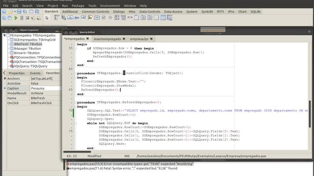 Tutorial Lazarus e PostgreSQL : Parte 9 смотреть онлайн