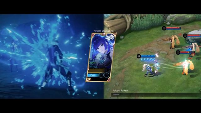 OMG DREAM CROSSOVER? Genshin Impact Characters as Mobile Legend Skins? смотреть онлайн