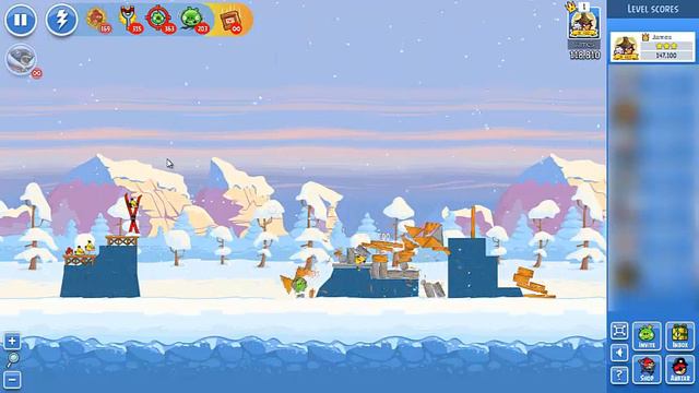 Angry Birds Winter Tournament III : Day 2 : Wk 31 : Dec 17 to Dec 23 : High Score : 3 Stars смотреть онлайн