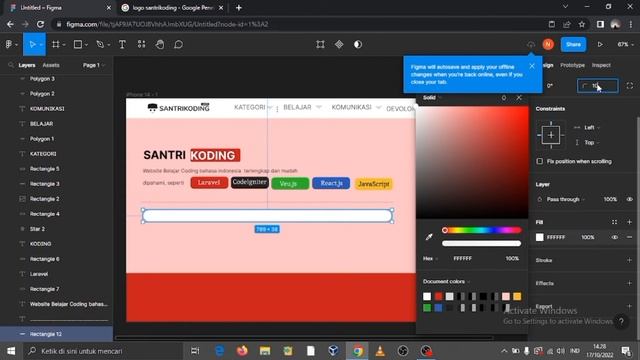 tutorial desain UI/UX menggunakan FIGMA apk смотреть онлайн