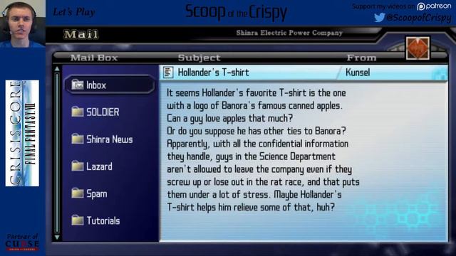 Crisis Core: Final Fantasy VII (PSP) - 12 - Date with Aerith - Mike's Playthrough смотреть онлайн