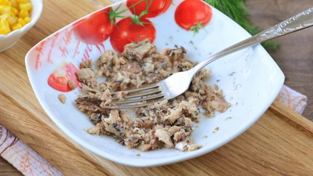 Рыбный салат с сыром смотреть онлайн