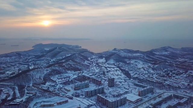 восход зима снег Южный (зима кончилась, а видео ещё есть) смотреть онлайн