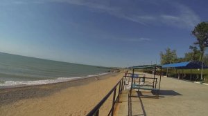 Песчаное. Пляж ДОЛ «Бригантина».