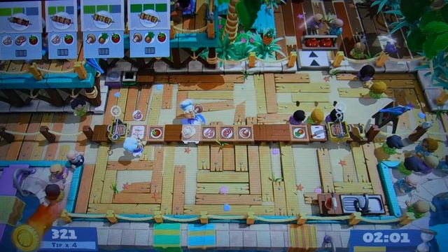 Overcooked 2 | Surf 'n' Turf 3-1 | 1 Player 4 Stars смотреть онлайн