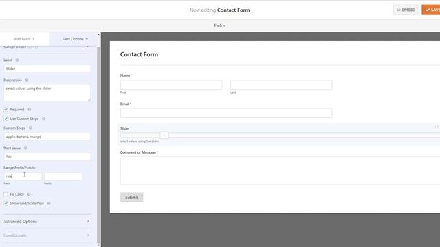 Range slider for WPForms смотреть онлайн