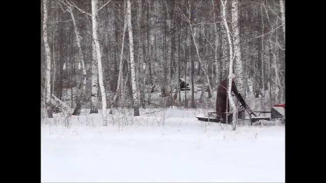 Мотобуксировщик "ОМИЧ" зимняя охота 2015 смотреть онлайн