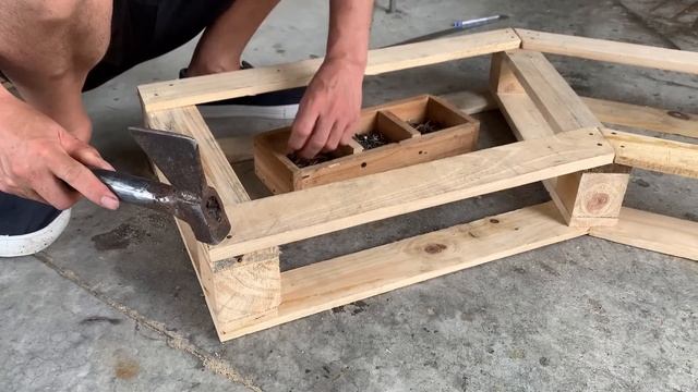 Inspiring Diy Wood Pallet Projects - Creative Garden Pallet Benches Make Great Outdoor Decorations смотреть онлайн