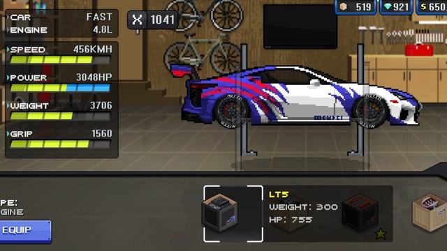 Full Tuning (Lexus LFA) in the game Pixel Car Racer.‫ смотреть онлайн