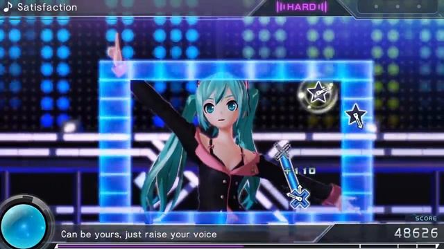 Hatsune Miku: Project DIVA X - "Satisfaction" (HARD Perfect) смотреть онлайн