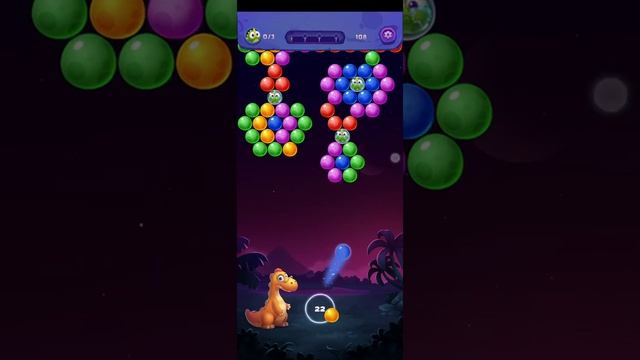 Bubble Shooter: Primitive Dinosaurs - Egg Shoot All Levels 1- 15 Walkthrough Gameplay Solutions