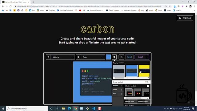 carbon-now-sh vs-code extension смотреть онлайн