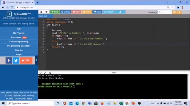 Check if A Number is Odd or Even (IF Statement) | C++ Exercise | Filipino | Tagalog | Tutorials смотреть онлайн