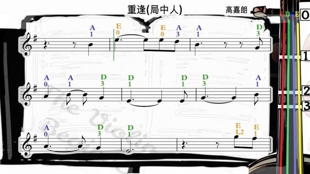 重逢 | 局中人 | 小提琴樂譜 [指法] 高嘉朗 | Reunion | Violin SHEET MUSIC [With Fingerings] [Level 3] смотреть онлайн