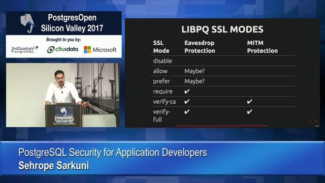 PostgreSQL Security for Application Developers смотреть онлайн