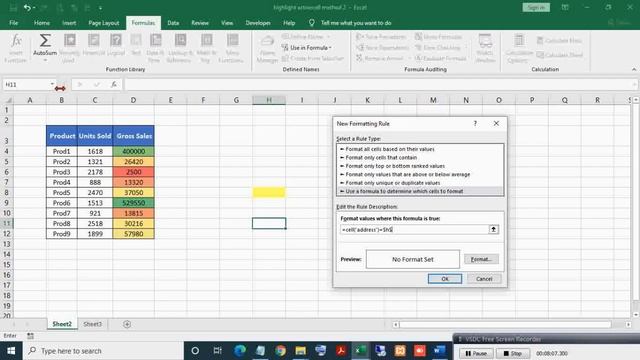 Highlight active cell automatically without erasing past cell colour in Excel (Method-2) смотреть онлайн