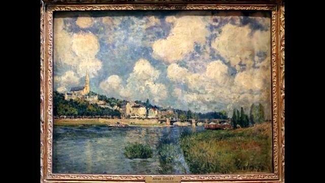 SISLEY, Alfred - Paintings By Alfred Sisley In The Musée D'Orsay, Paris, France.