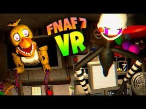 УПАЛ от СКРИМЕРОВ в FNAF 7 VR Ultimate Custon Night