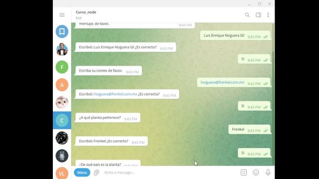 Implementación de Telegram como formulario para una base de datos en SQLite смотреть онлайн