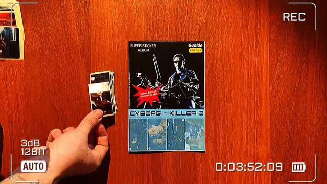 Альбом для наклеек из 90х "Киборг убийца 2" Bubble GUM своими руками. смотреть онлайн