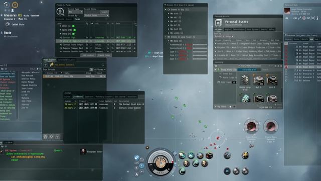 EVE-online The Nuclear Small Arms Project. Combat Angel Cartel expedition | 2nd location смотреть онлайн