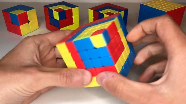 How To Do CUBE IN A CUBE Pattern (All Cubes 2x2 - 6x6) [TUTORIAL] смотреть онлайн