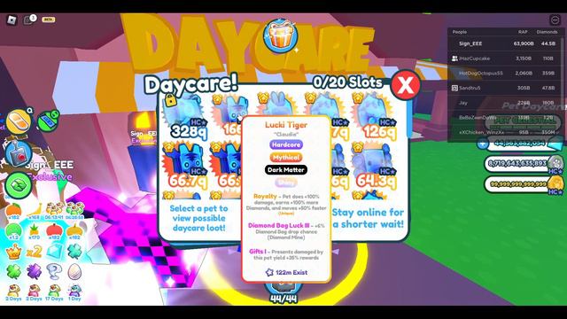 Titanic Quest Day 2! Two X Gem event Pet Sim X! INSANE GEMS! Daycare gems nerfed! Plaza Inflation! смотреть онлайн