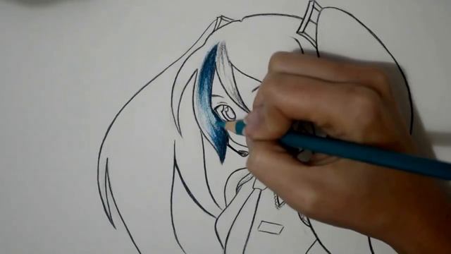 CÓMO DIBUJAR A HATSUNE MIKU (VOCALOID) смотреть онлайн