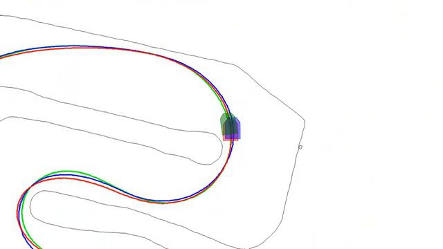 Сравнение 3-х клубных заездов в Академии. Анимация движения.