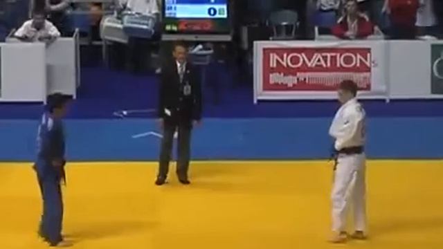 JUDO 2006 European Team Championships: Ruslan Kishmakhov (RUS) - Brett Caswell (GBR) смотреть онлайн