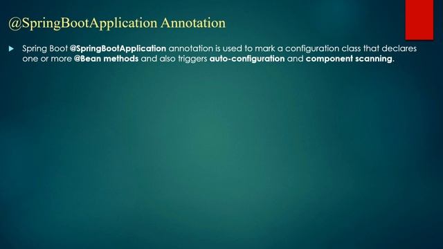 6. What is @SpringbootApplication Annotation | Tamil | Spring Boot смотреть онлайн