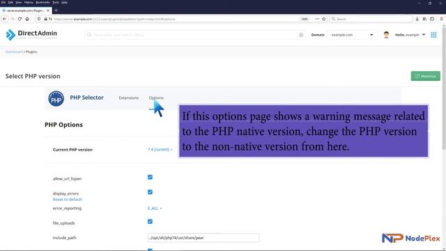 How to increase the PHP post max size value using CloudLinux Selector in DirectAdmin смотреть онлайн
